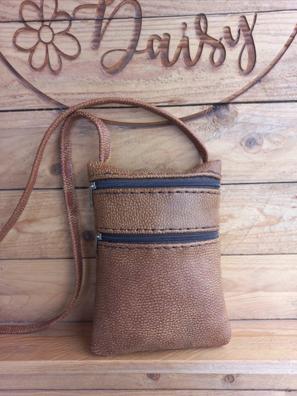 Sling Bag 2 zip - Rustic Daisy
