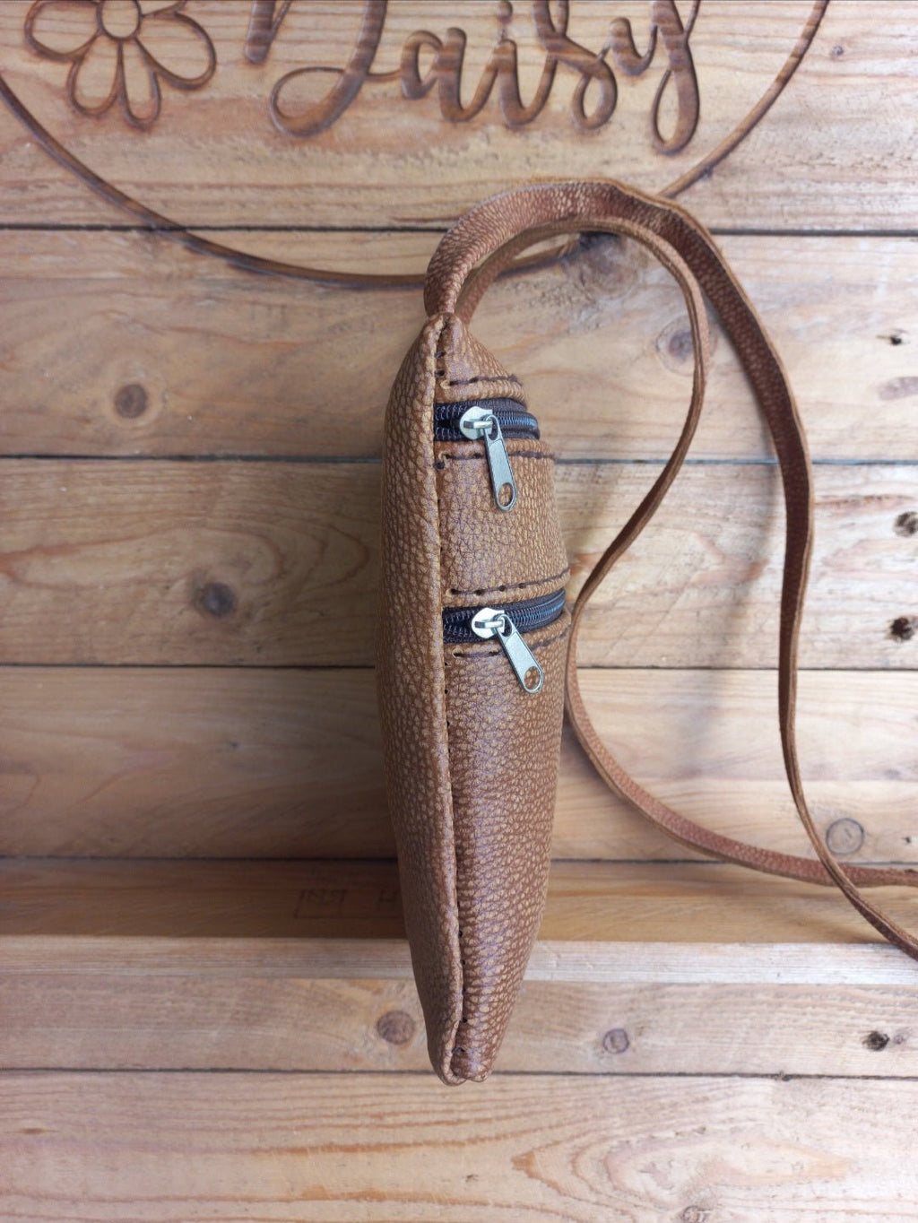 Sling Bag 2 zip - Rustic Daisy